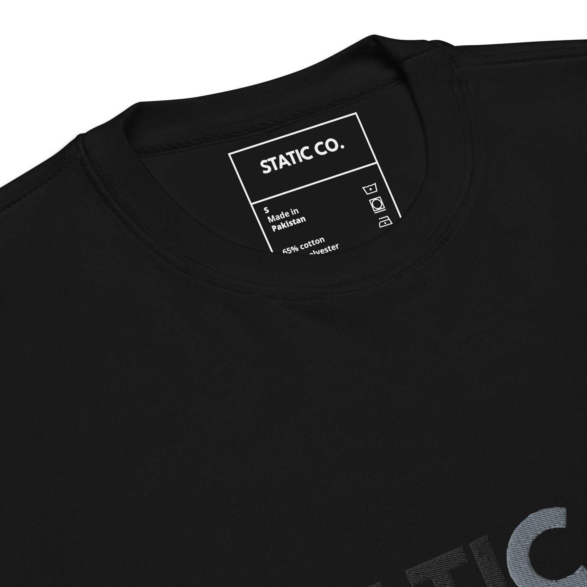 Static Crewneck - Black - Static Co. Apparel