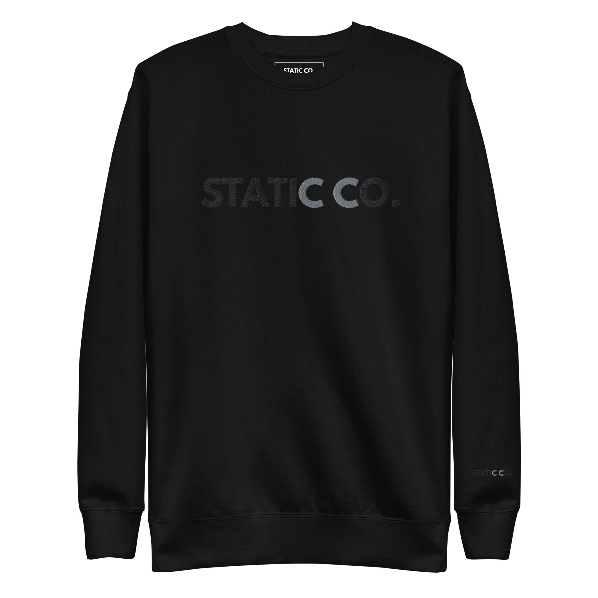 Static Crewneck - Black - Static Co. Apparel