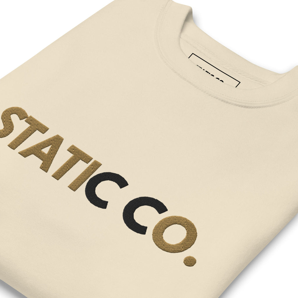 Static Crewneck - Bone - Static Co. Apparel