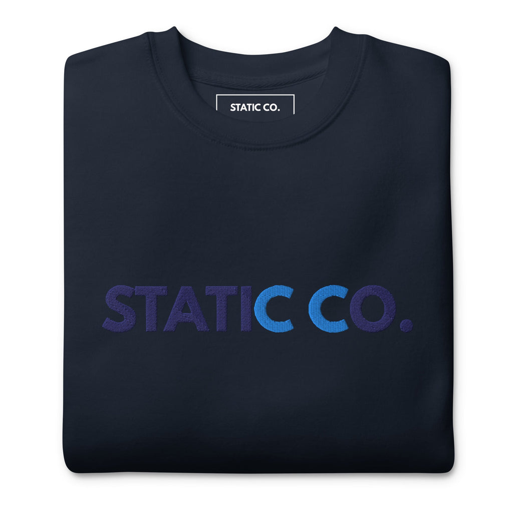 Static Crewneck - Navy - Static Co. Apparel