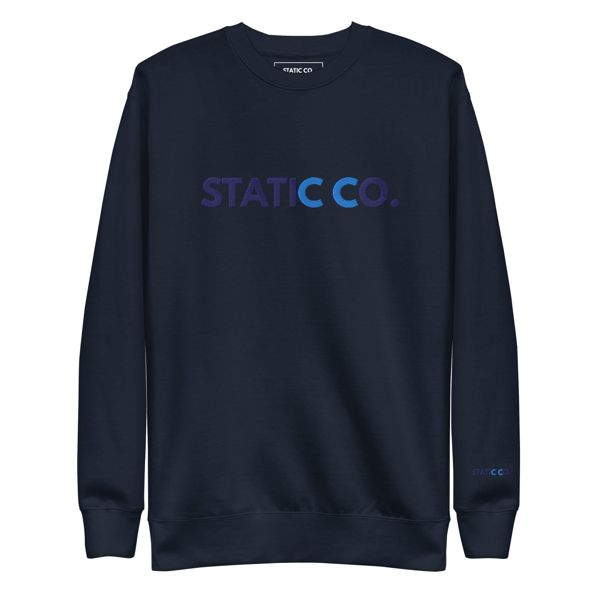 Static Crewneck - Navy - Static Co. Apparel